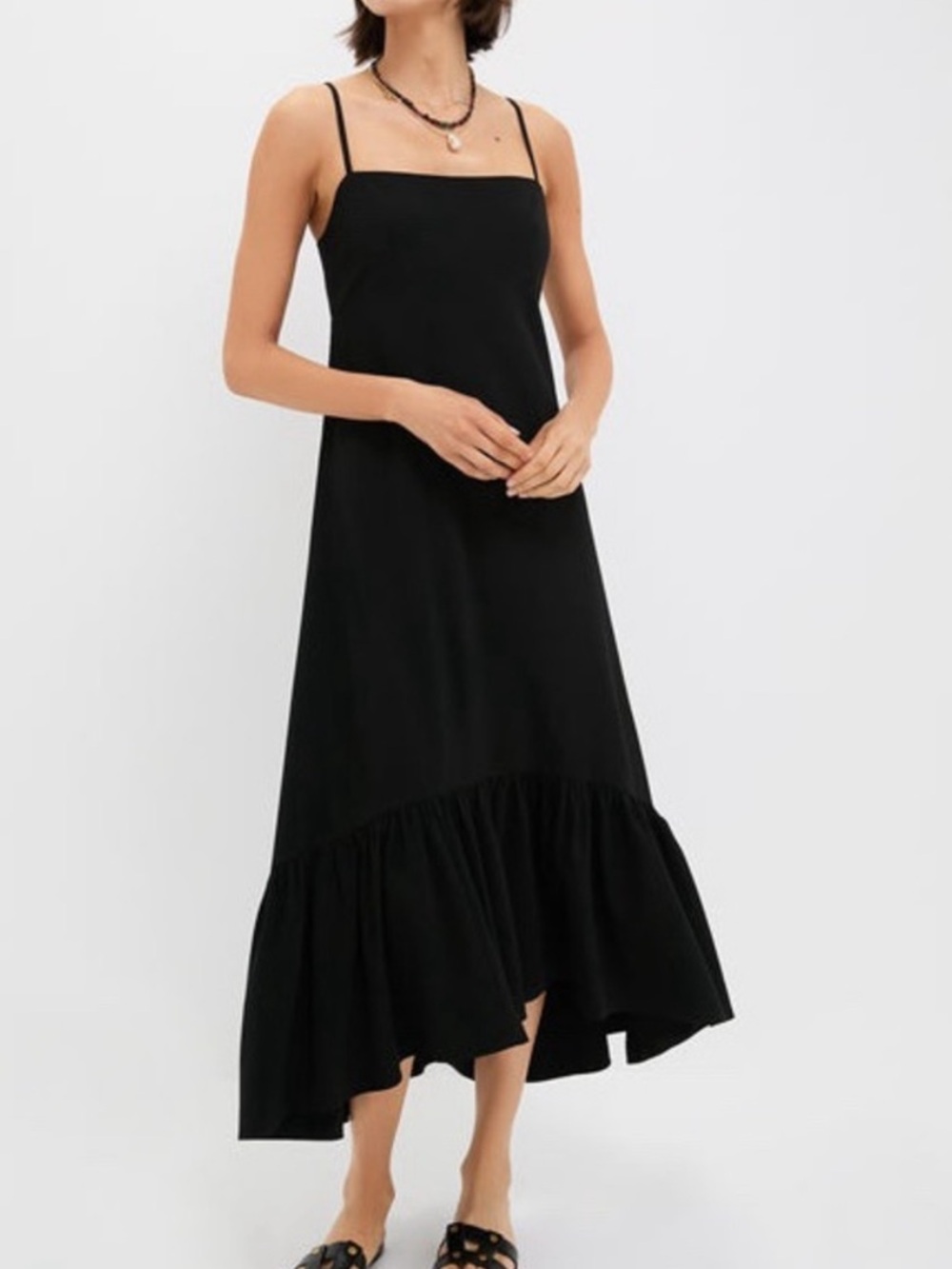 Tuckernuck Pompander Place black maribe dress size small